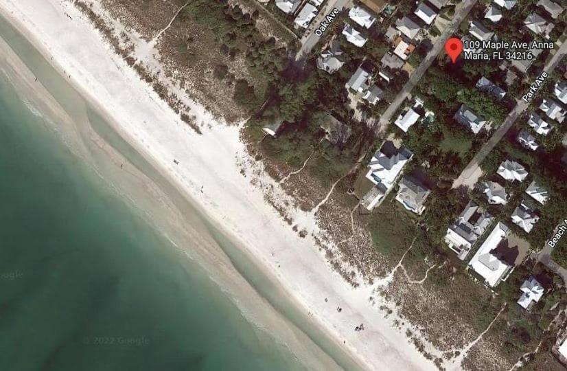 Casa Posada - So Close You Can Hear The Waves Historic Beach Cottage W Beach Gear Anna Maria Buitenkant foto